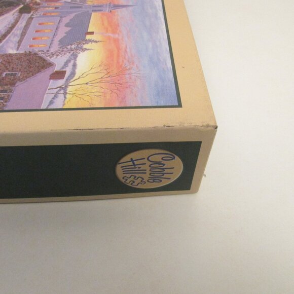 Vintage Cobble Hill Puzzle 1000 pieces, An Old-Fashioned Christmas - Picture 8 of 8